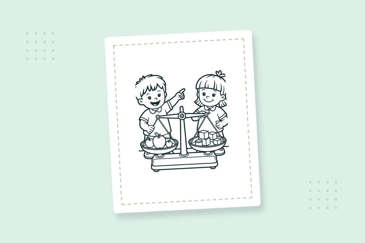 Measuring Tools Coloring Pages: 22 Free Printable PDFs — printable coloring page preview