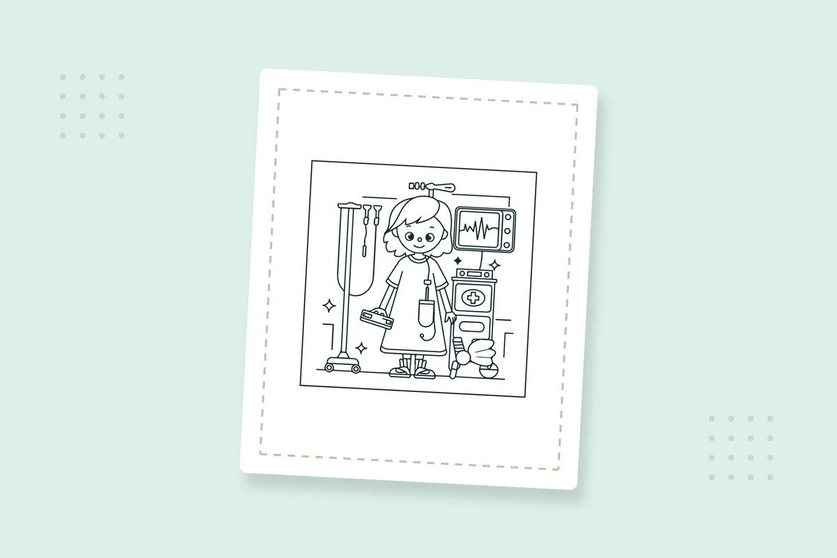 Medical Coloring Pages: 64 Free Printable PDFs — printable coloring page preview