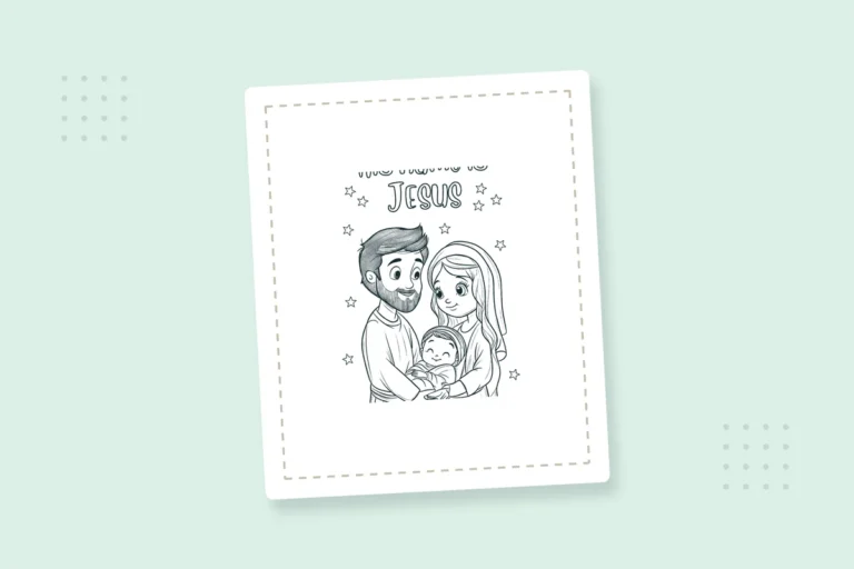 Nativity Coloring Pages: 20 Free Printable PDFs — printable coloring page preview