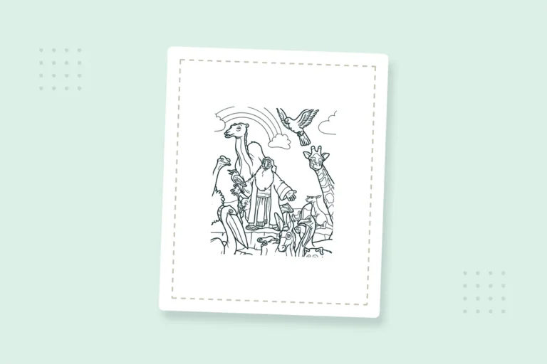 Noah's Ark Coloring Pages: 20 Free Printable PDFs — printable coloring page preview
