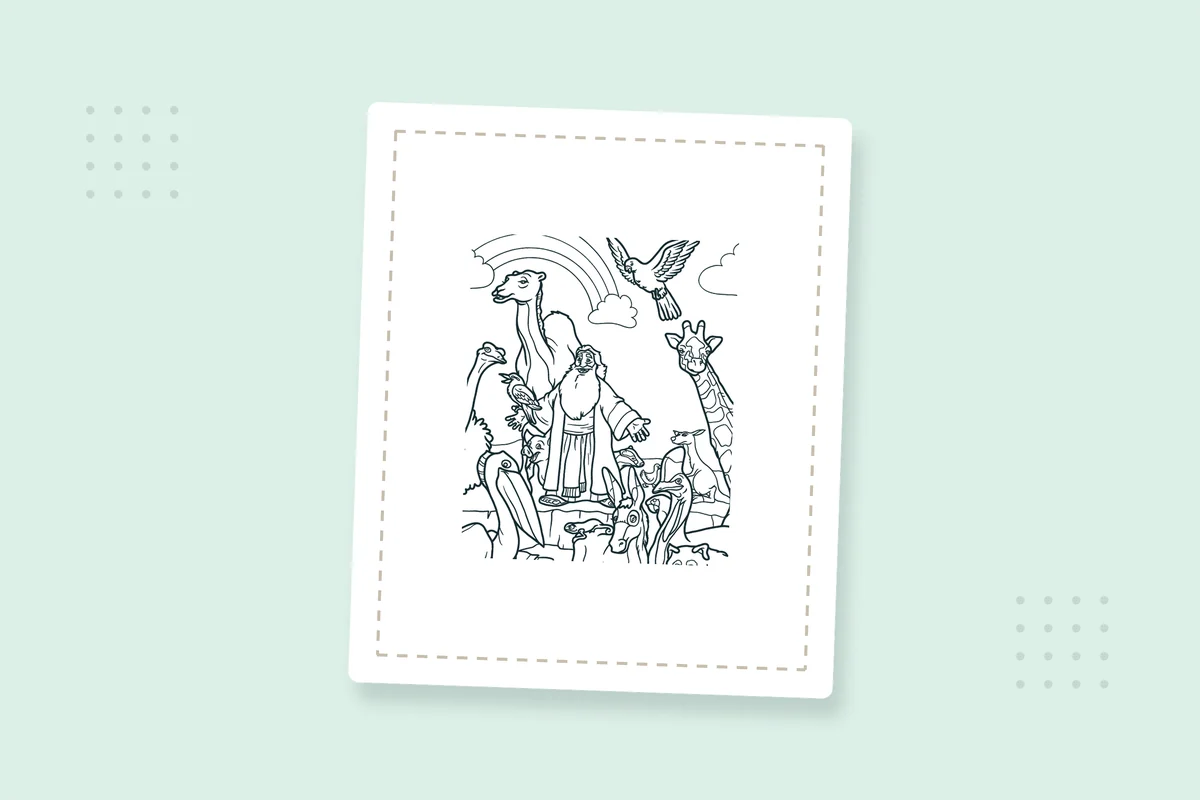 Noah's Ark Coloring Pages: 20 Free Printable PDFs — printable coloring page preview