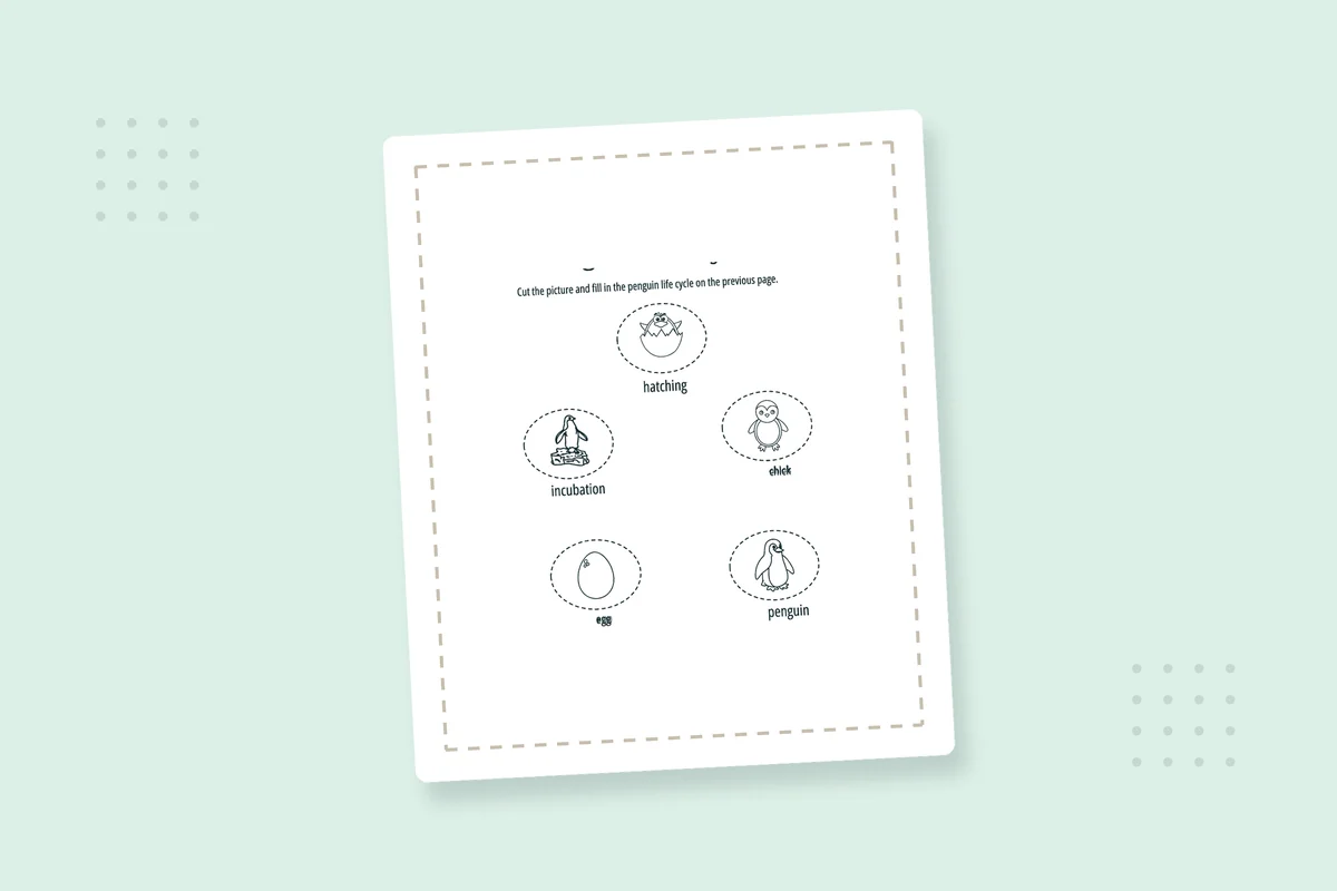 Penguin Life Cycle Coloring Pages: 20 Free Printable PDFs — printable coloring page preview