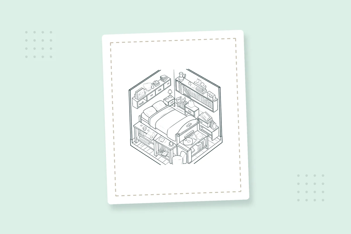 Pocket Bedrooms Coloring Pages: 20 Free Printable PDFs — printable coloring page preview