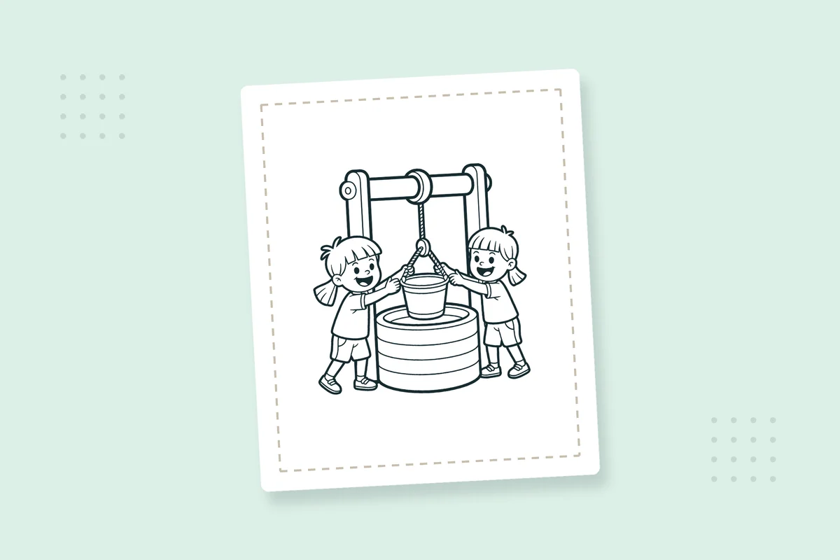 Pulley Coloring Pages: 20 Free Printable PDFs — printable coloring page preview