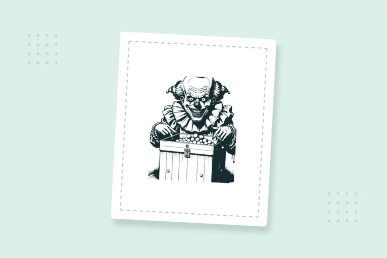 Scary Clown Coloring Pages: 20 Free Printable PDFs — printable coloring page preview