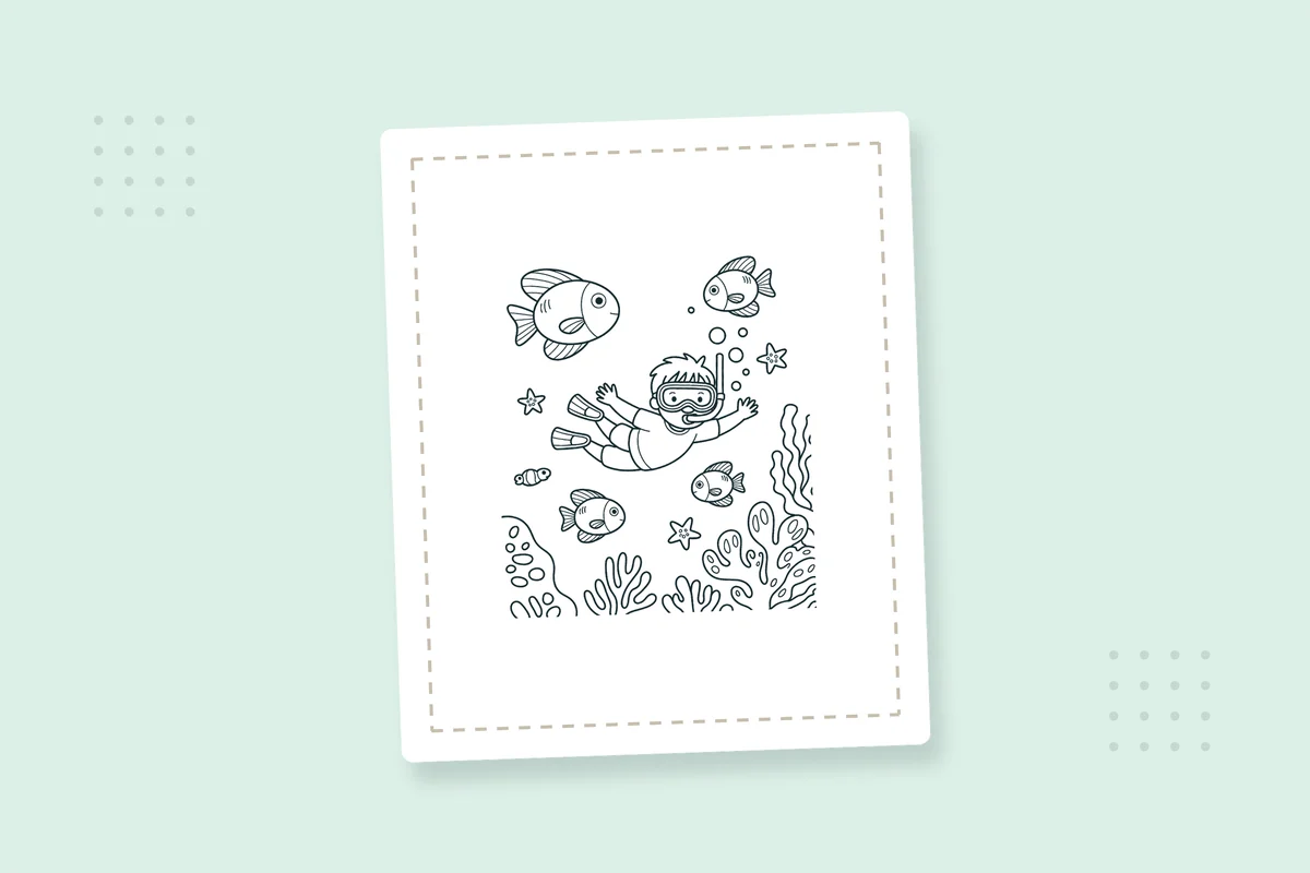 Sea Life Coloring Pages: 24 Free Printable PDFs — printable coloring page preview