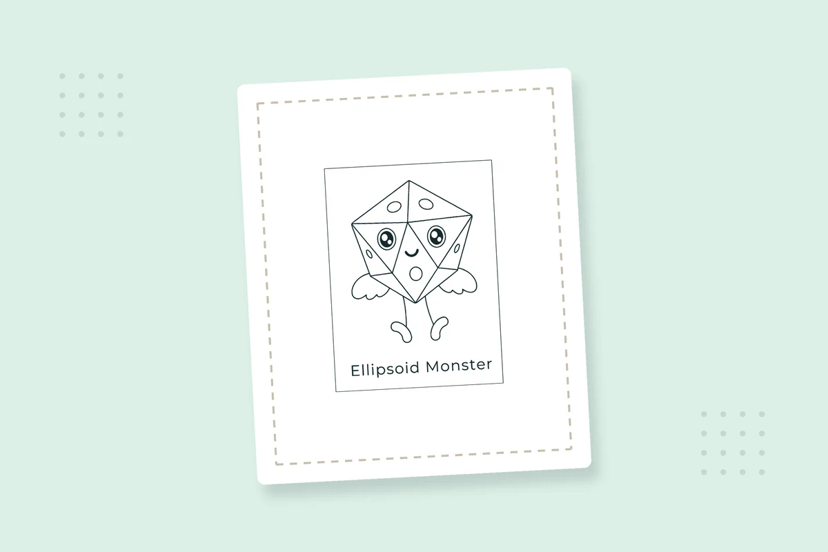 Silly Shape Monster Coloring Pages: 21 Free Printable PDFs — printable coloring page preview