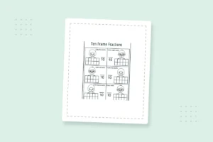 Simple Fraction Coloring Pages: 32 Free Printable PDFs — printable coloring page preview