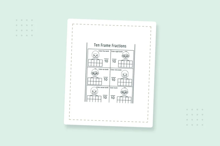 Simple Fraction Coloring Pages: 32 Free Printable PDFs — printable coloring page preview