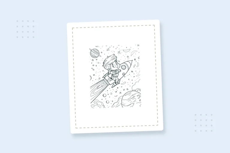 Space Coloring Pages: 24 Free Printable PDFs — printable coloring page preview