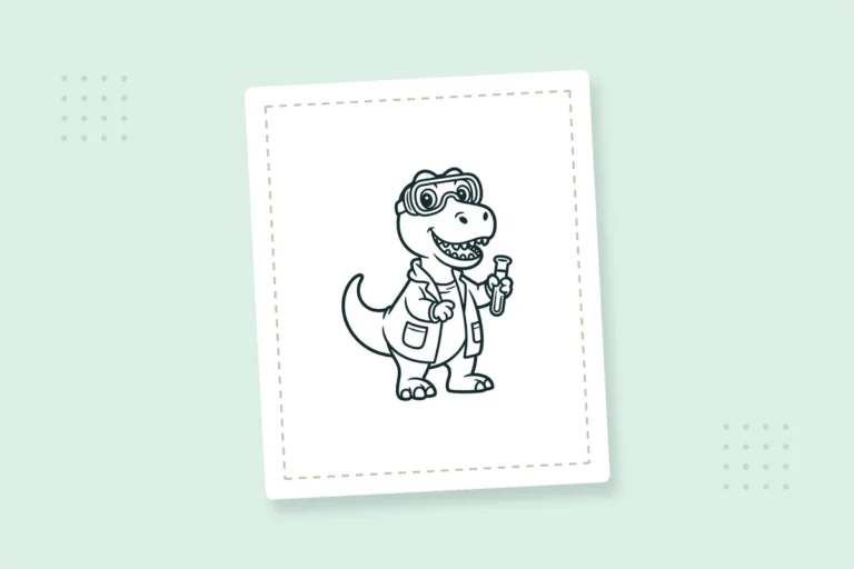 T-Rex Dinosaur Coloring Pages: 20 Free Printable PDFs — printable coloring page preview