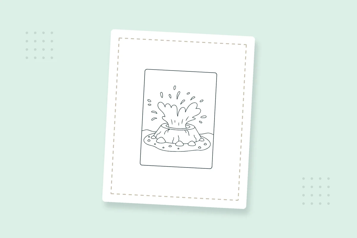 Volcano Coloring Pages: 45 Free Printable PDFs — printable coloring page preview