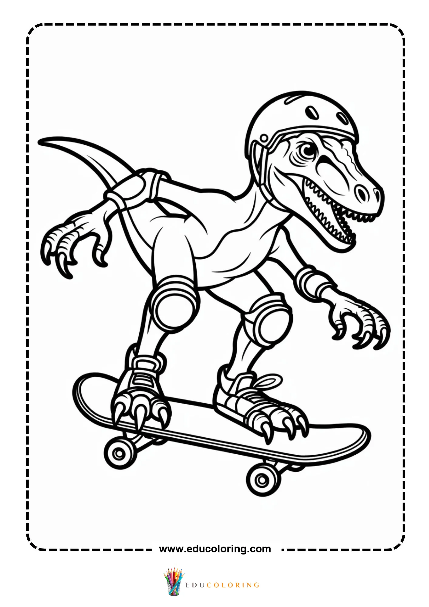 Raptor running with energy