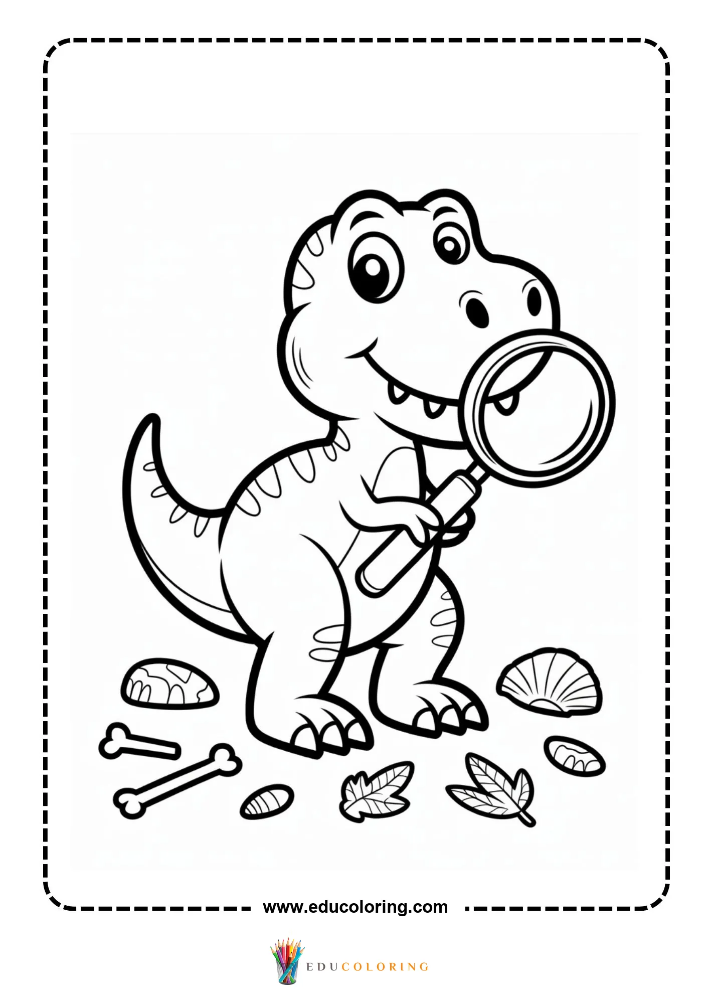T-rex roaring with jaws wide open