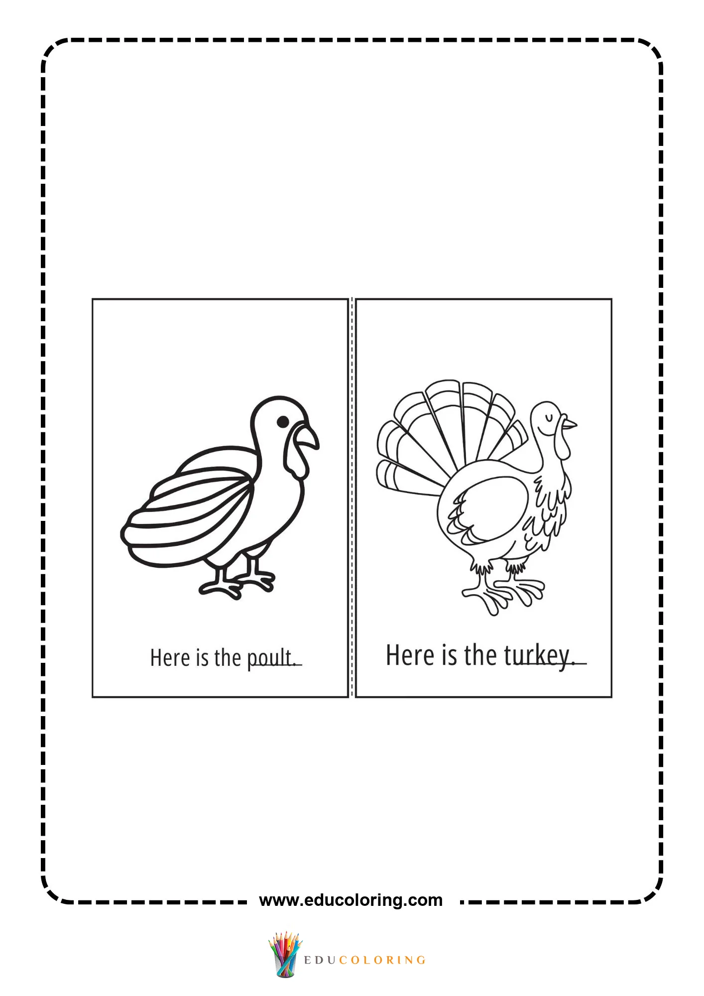 Here is the poult worksheet