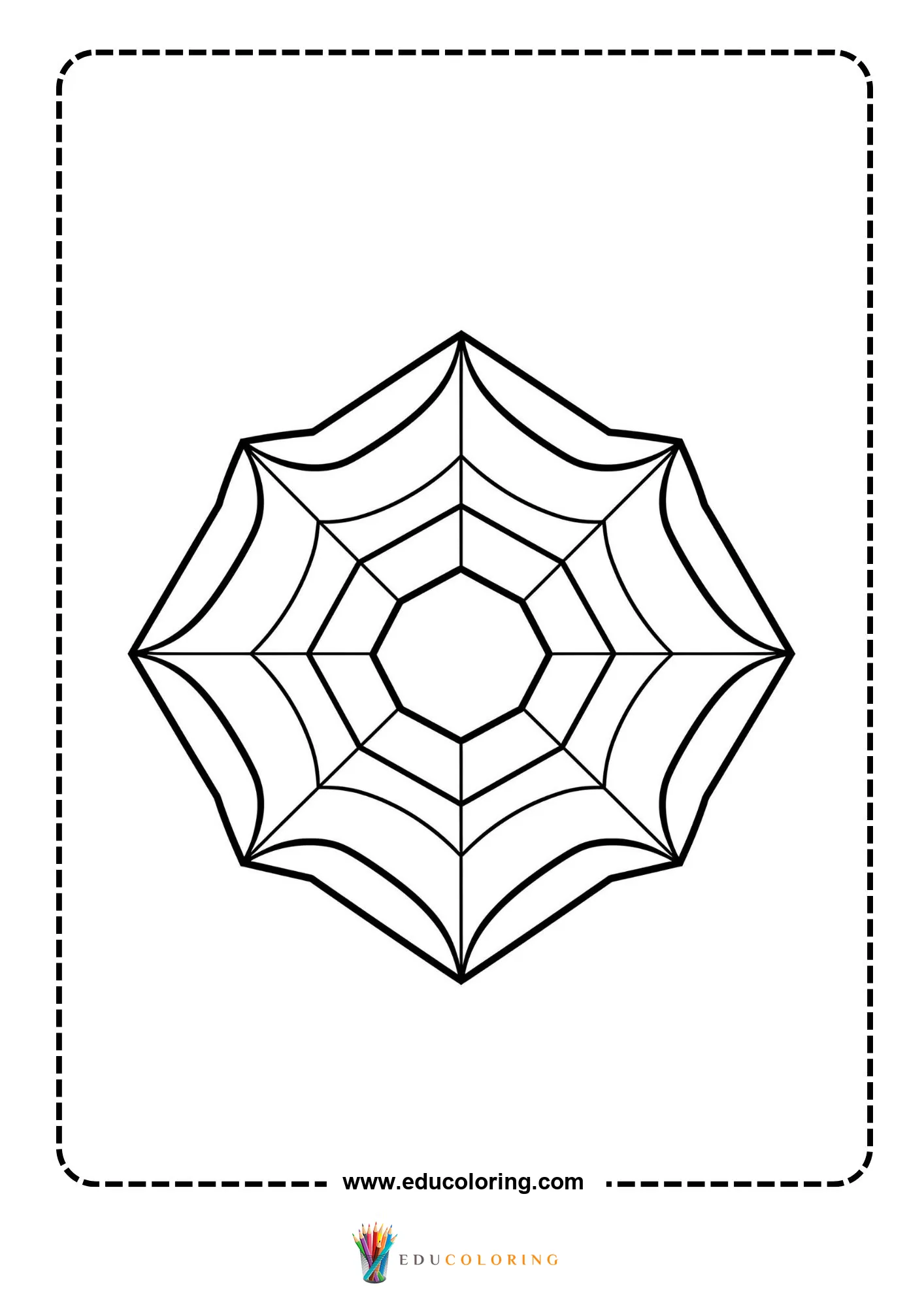 Easy abstract geometric pattern coloring page page 31