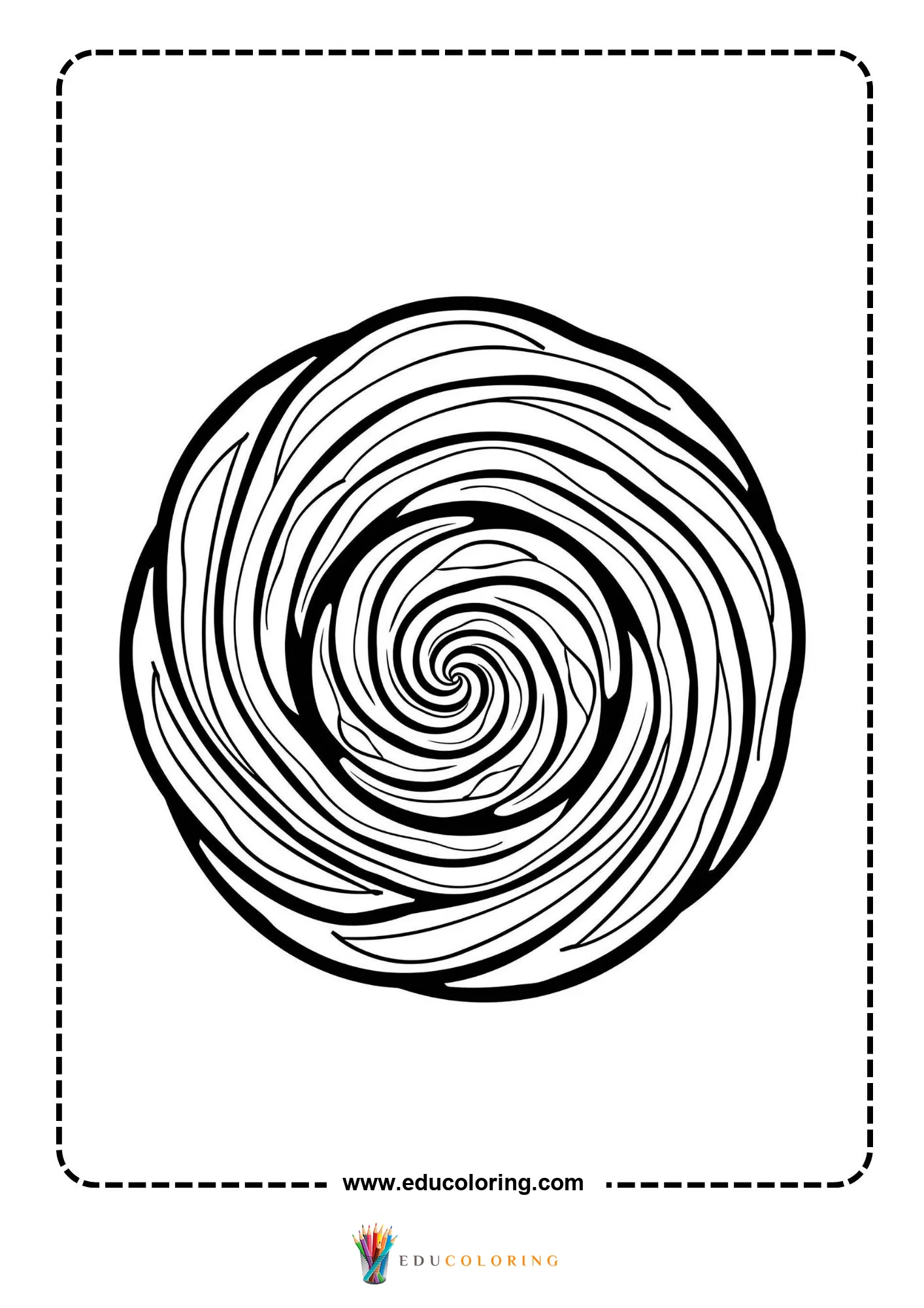 Easy abstract geometric pattern coloring page page 34